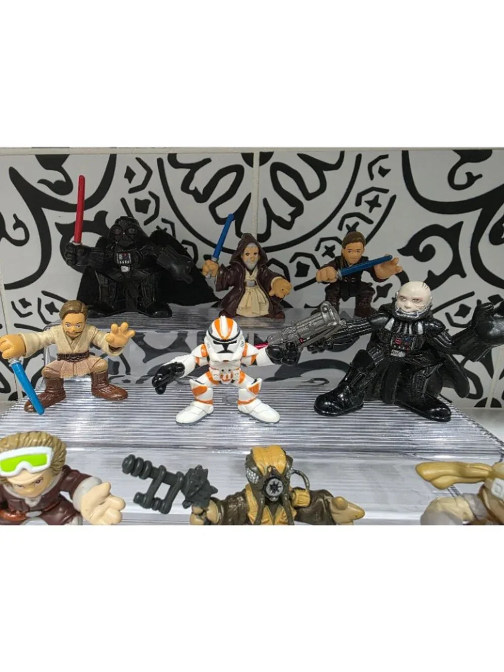 Playskool Star Wars Galactic Heroes Clone Wars 2 inch figures lot
